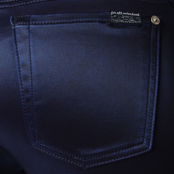7 For All Mankind skinny satin jeans size 24 - Picture 10 of 17